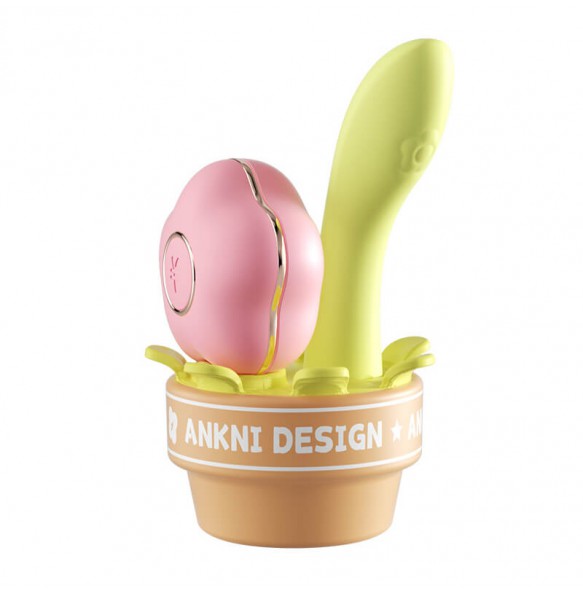 Ankni - Spring fafa Suction Vibrator (Chargeable - Green)